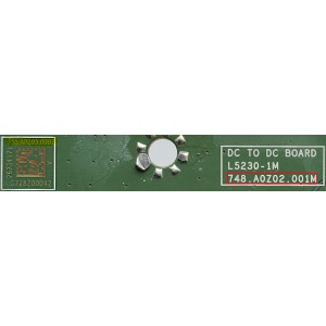 TARJETA DE ALIMENTACION PARA MONITOR DELL / NÚMERO DE PARTE 755.A0Z03.0002 / 748.A0Z02.001M / L5230-1M / 26734171 / G728Z00042 / DISPLAY LSE300FL01-001 / MODELO UP3017Q	